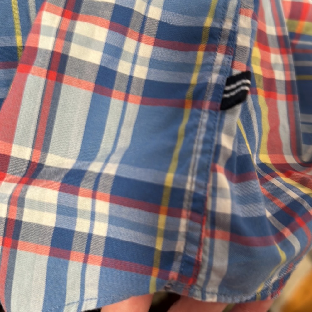 Nautica - Classic Fit / Stretch - Dress Shirt - Plaid - XL - Picture 8 of 9